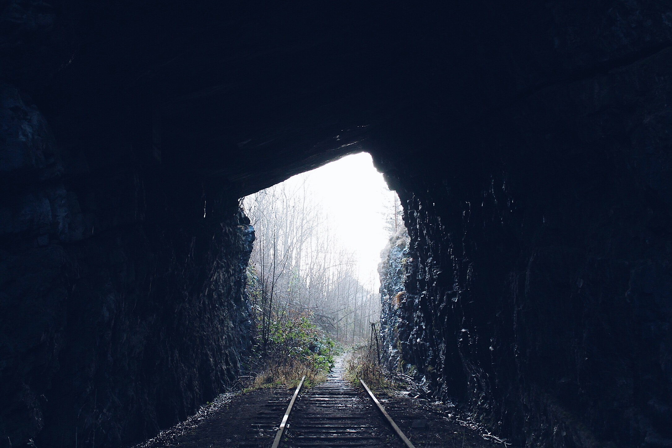 Tunnel with light at the end showing hope